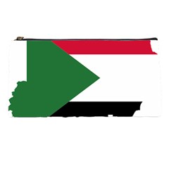 Sudan Flag Map Geography Outline Pencil Cases by Sapixe