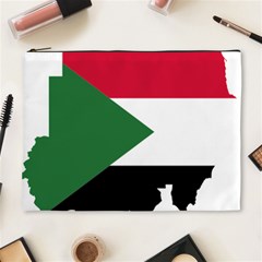 Sudan Flag Map Geography Outline Cosmetic Bag (xl) by Sapixe