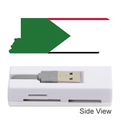 Sudan Flag Map Geography Outline Memory Card Reader (stick) by Sapixe