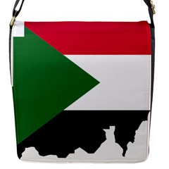 Sudan Flag Map Geography Outline Flap Closure Messenger Bag (s) by Sapixe