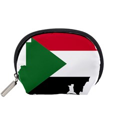 Sudan Flag Map Geography Outline Accessory Pouch (small) by Sapixe