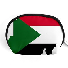 Sudan Flag Map Geography Outline Accessory Pouch (medium) by Sapixe