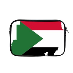 Sudan Flag Map Geography Outline Apple Macbook Pro 13  Zipper Case by Sapixe