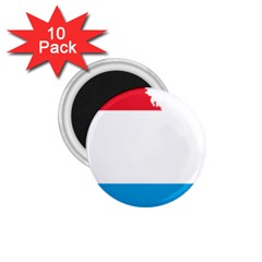 Luxembourg Country Europe Flag 1 75  Magnets (10 Pack)  by Sapixe