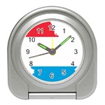 Luxembourg Country Europe Flag Travel Alarm Clock Front