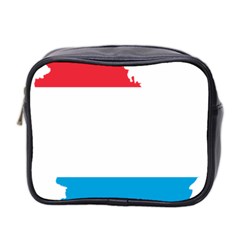 Luxembourg Country Europe Flag Mini Toiletries Bag (two Sides) by Sapixe