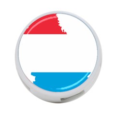 Luxembourg Country Europe Flag 4-port Usb Hub (one Side) by Sapixe