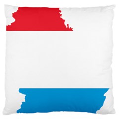 Luxembourg Country Europe Flag Large Cushion Case (two Sides) by Sapixe