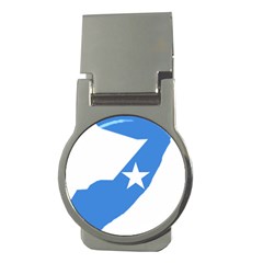 Somalia Flag Map Geography Outline Money Clips (round)  by Sapixe