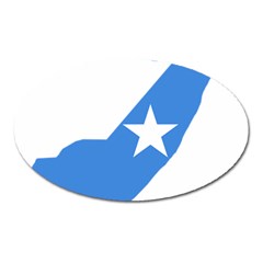 Somalia Flag Map Geography Outline Oval Magnet by Sapixe