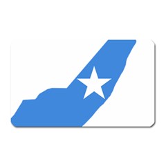 Somalia Flag Map Geography Outline Magnet (rectangular) by Sapixe