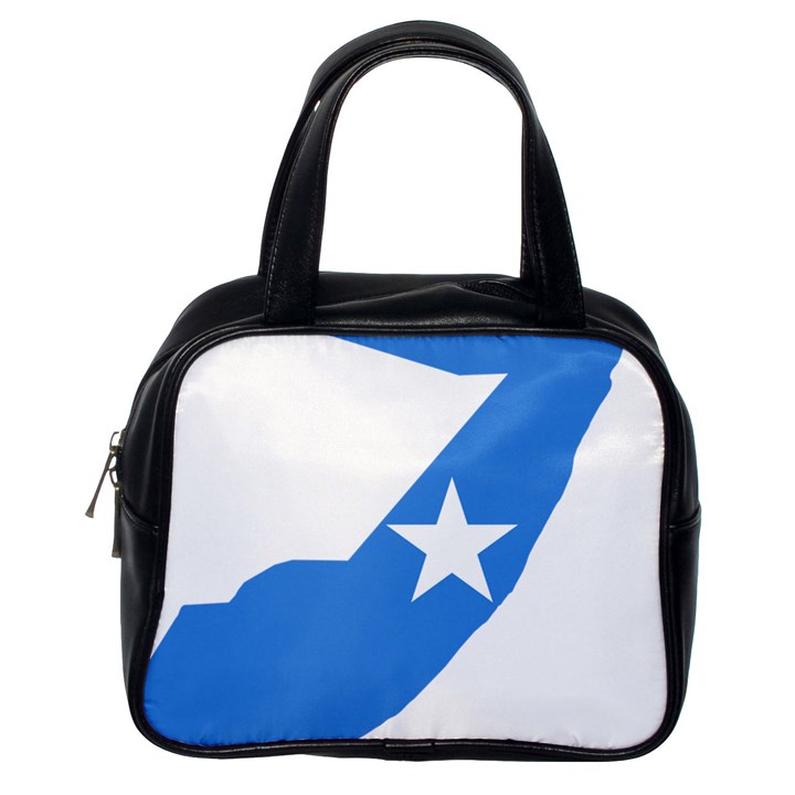 Somalia Flag Map Geography Outline Classic Handbag (One Side)