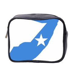 Somalia Flag Map Geography Outline Mini Toiletries Bag (two Sides) by Sapixe