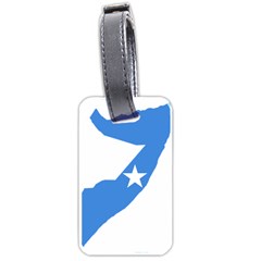 Somalia Flag Map Geography Outline Luggage Tag (one Side) by Sapixe