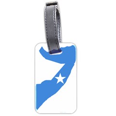 Somalia Flag Map Geography Outline Luggage Tag (two Sides) by Sapixe