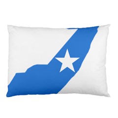 Somalia Flag Map Geography Outline Pillow Case (two Sides) by Sapixe