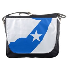 Somalia Flag Map Geography Outline Messenger Bag by Sapixe