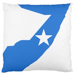 Somalia Flag Map Geography Outline Large Cushion Case (one Side) by Sapixe