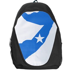 Somalia Flag Map Geography Outline Backpack Bag by Sapixe