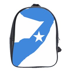 Somalia Flag Map Geography Outline School Bag (xl) by Sapixe