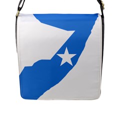 Somalia Flag Map Geography Outline Flap Closure Messenger Bag (l) by Sapixe