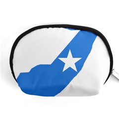 Somalia Flag Map Geography Outline Accessory Pouch (medium) by Sapixe