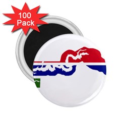 Gambia Flag Map Geography Outline 2 25  Magnets (100 Pack)  by Sapixe