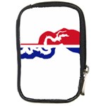 Gambia Flag Map Geography Outline Compact Camera Leather Case Front