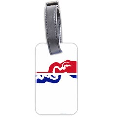 Gambia Flag Map Geography Outline Luggage Tag (two Sides) by Sapixe