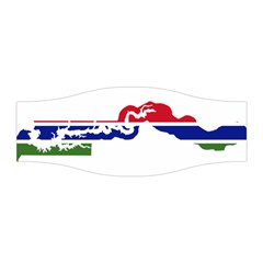 Gambia Flag Map Geography Outline Stretchable Headband by Sapixe