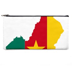 Cameroon Flag Map Geography Pencil Cases by Sapixe