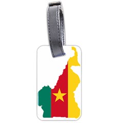 Cameroon Flag Map Geography Luggage Tag (two Sides) by Sapixe