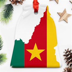 Cameroon Flag Map Geography Ornament (bell) by Sapixe