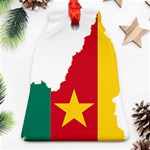 Cameroon Flag Map Geography Ornament (Bell) Front