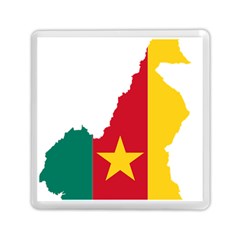 Cameroon Flag Map Geography Memory Card Reader (square) by Sapixe