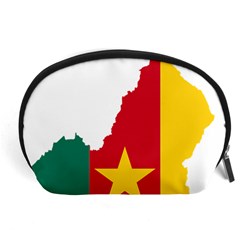 Cameroon Flag Map Geography Accessory Pouch (large) by Sapixe