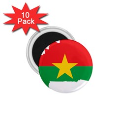 Burkina Faso Flag Map Geography 1 75  Magnets (10 Pack)  by Sapixe