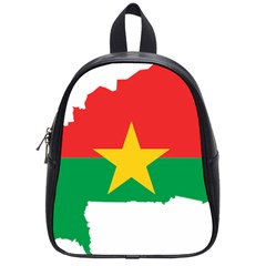 Burkina Faso Flag Map Geography School Bag (small) by Sapixe