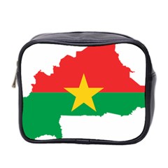 Burkina Faso Flag Map Geography Mini Toiletries Bag (two Sides) by Sapixe