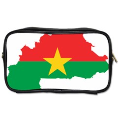 Burkina Faso Flag Map Geography Toiletries Bag (one Side) by Sapixe