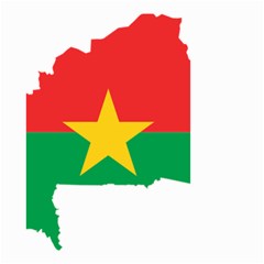 Burkina Faso Flag Map Geography Small Garden Flag (two Sides) by Sapixe