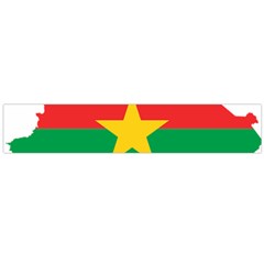 Burkina Faso Flag Map Geography Large Flano Scarf  by Sapixe