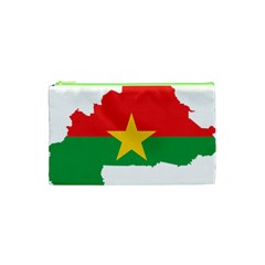 Burkina Faso Flag Map Geography Cosmetic Bag (xs) by Sapixe