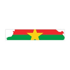 Burkina Faso Flag Map Geography Flano Scarf (mini) by Sapixe