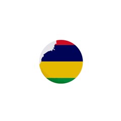 Mauritius Flag Map Geography 1  Mini Magnets by Sapixe