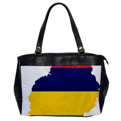 Mauritius Flag Map Geography Oversize Office Handbag