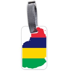 Mauritius Flag Map Geography Luggage Tag (one Side) by Sapixe