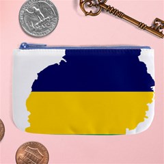 Mauritius Flag Map Geography Large Coin Purse by Sapixe