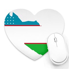 Borders Country Flag Geography Map Heart Mousepads by Sapixe