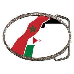 Western Sahara Flag Map Geography Belt Buckles by Sapixe